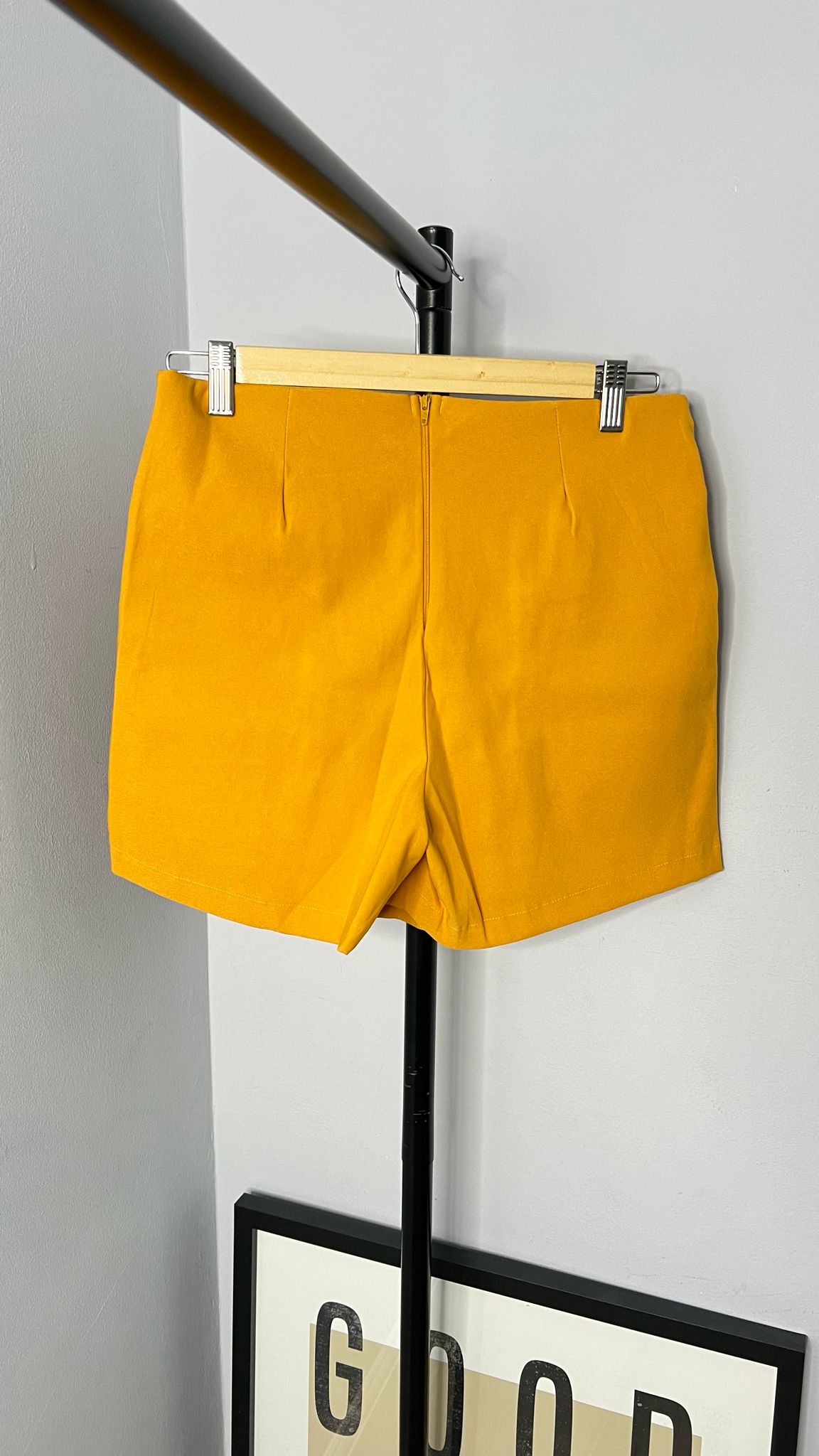 Bengaline Skort with Covered Buttons