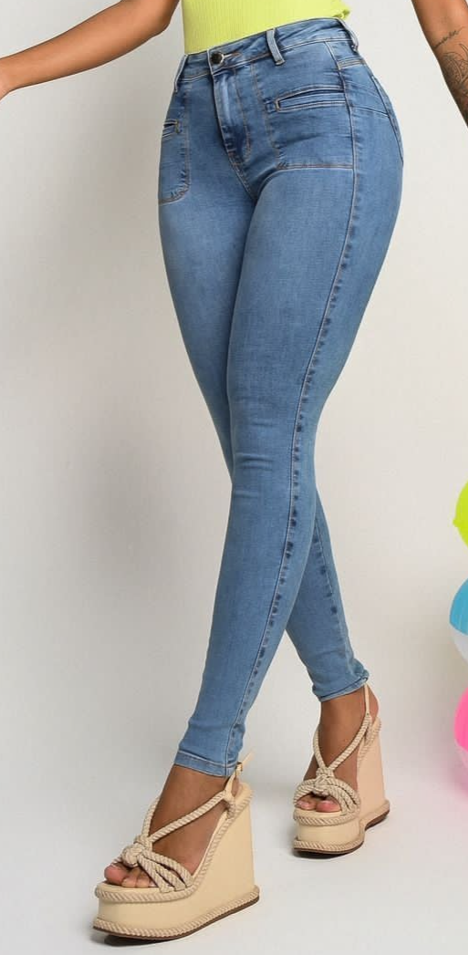 Butt-Lifting Stretch Jeans