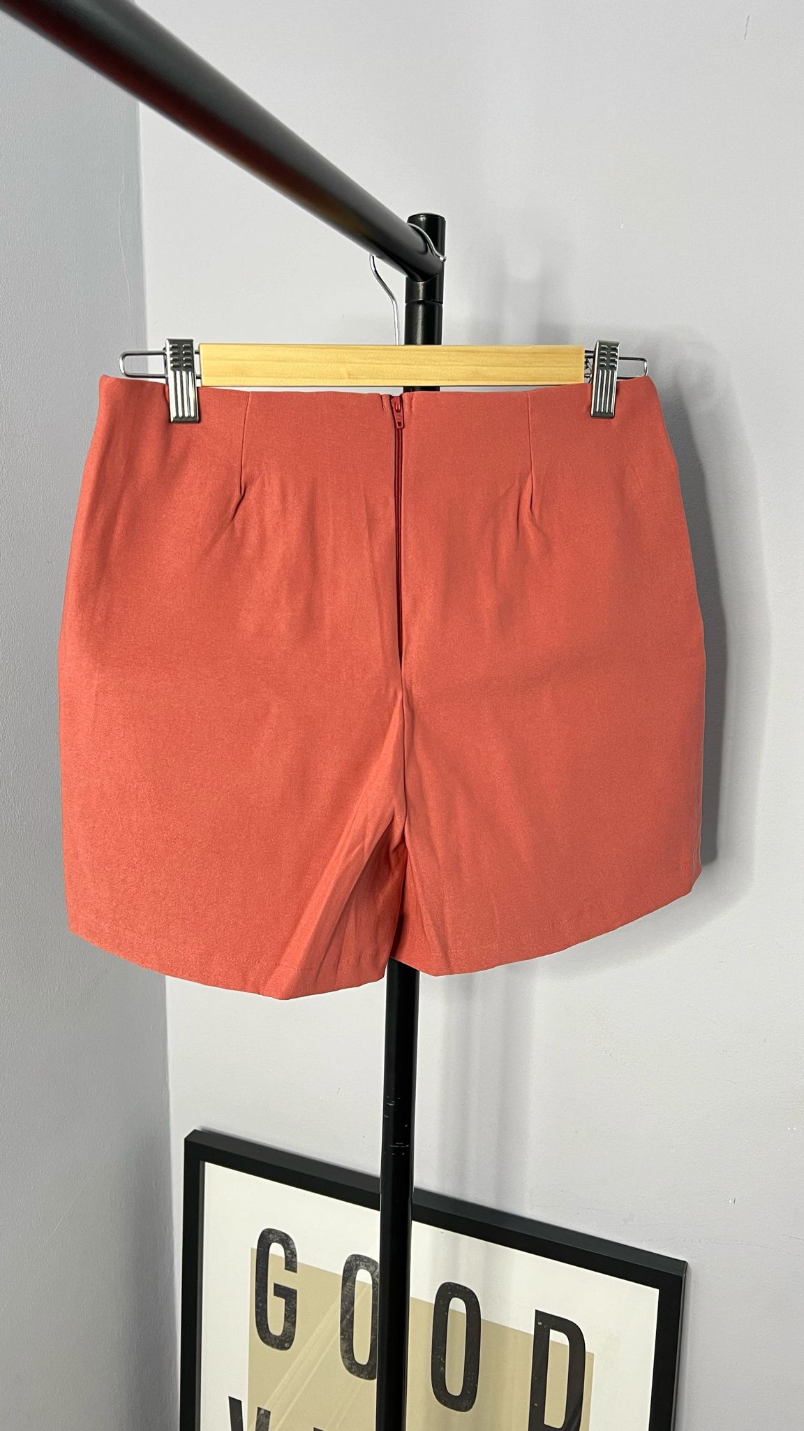 Bengaline Skort with Covered Buttons