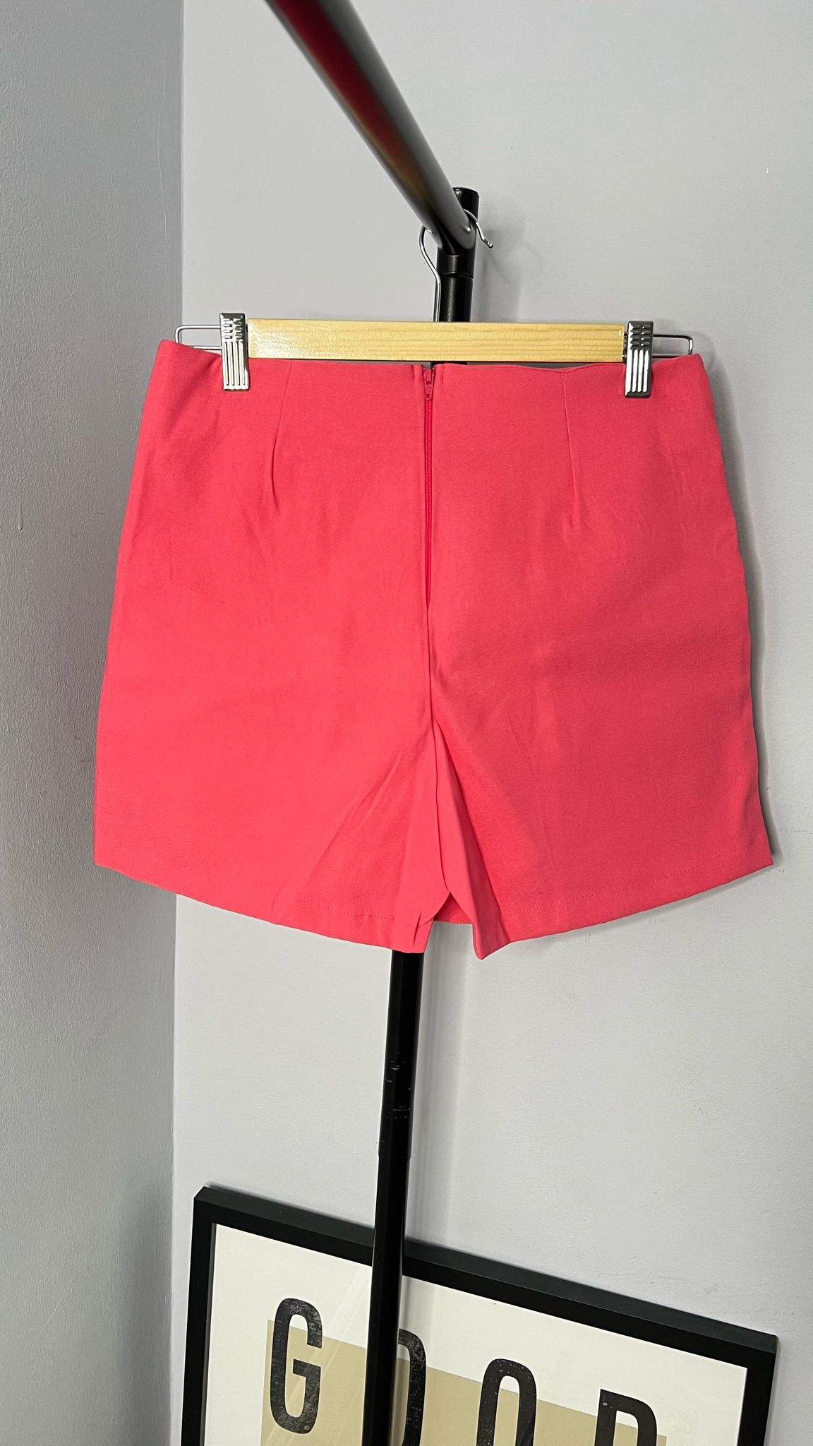 Bengaline Skort with Covered Buttons