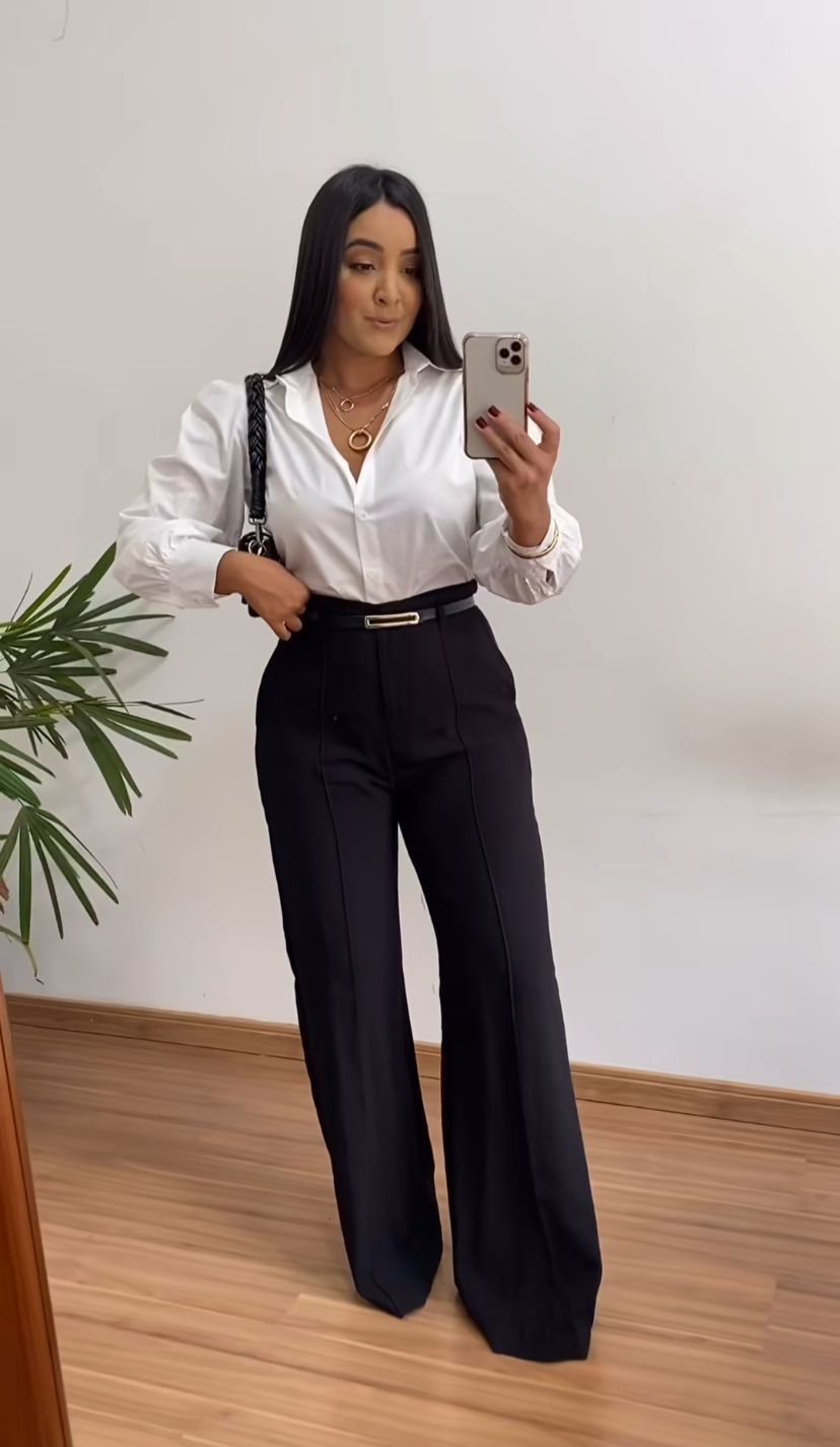 Tailored Crepe Trousers with Belt